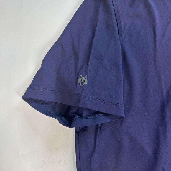 Greyson Polo Shirt Mens Large Purple Performance Wicking Golf Club Logo - Picture 3 of 8